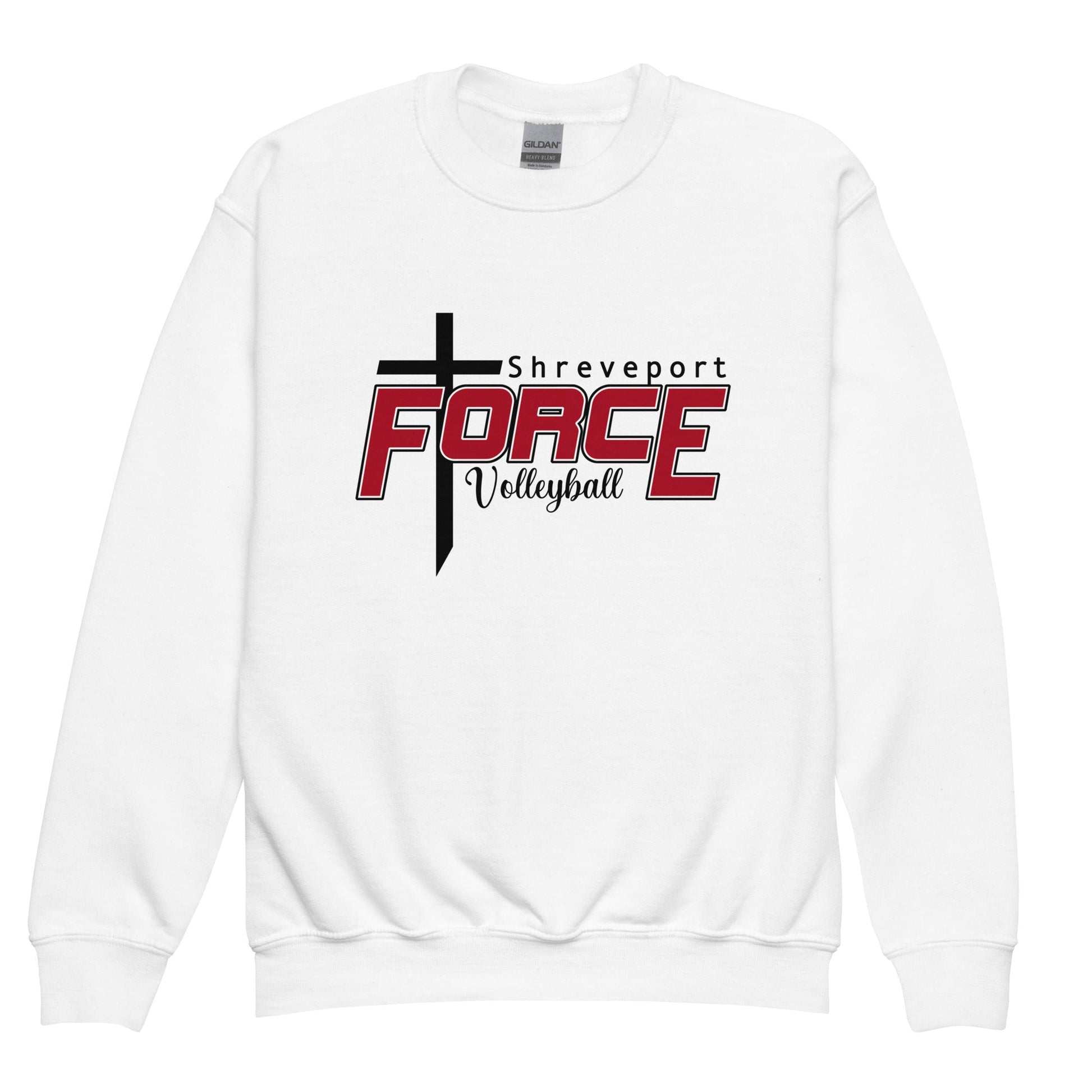 Classic | Youth Sweatshirt | Shreveport Force Volleyball | Crest Logo