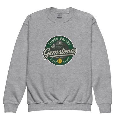 Classic | Youth Sweatshirt | Silver Valley Gemstones | Badge Logo