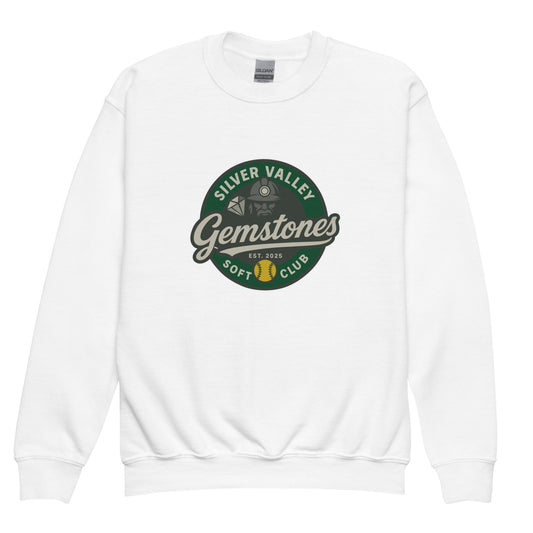 Classic | Youth Sweatshirt | Silver Valley Gemstones | Badge Logo