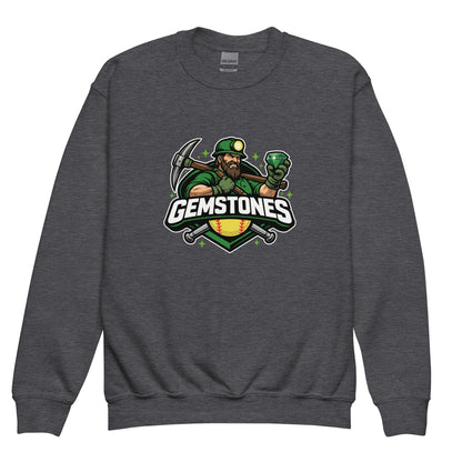 Classic | Youth Sweatshirt | Silver Valley Gemstones | Emerald Valley Logo