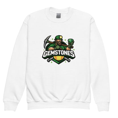 Classic | Youth Sweatshirt | Silver Valley Gemstones | Emerald Valley Logo