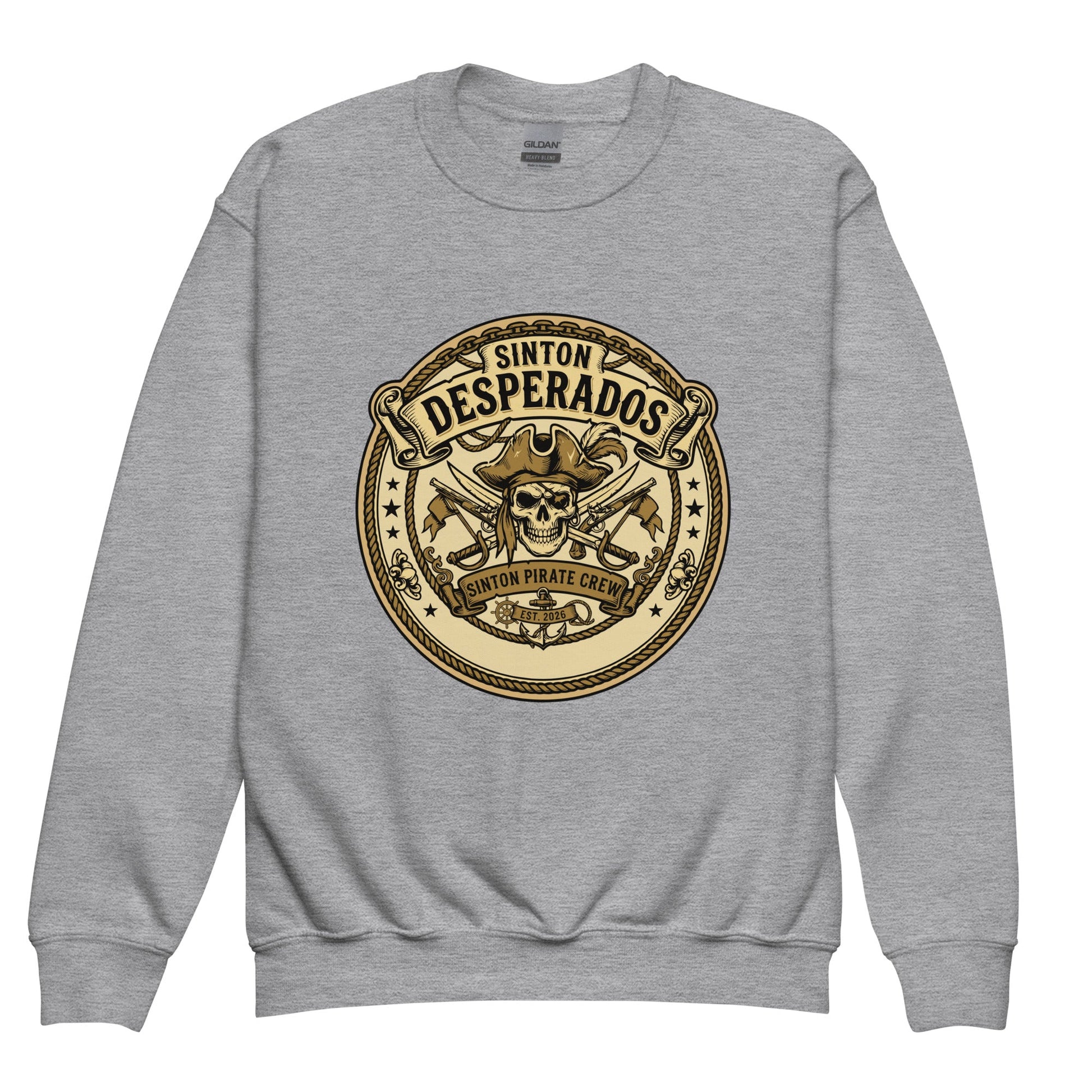 Classic | Youth Sweatshirt | Sinton Desperados Baseball | Badge Logo