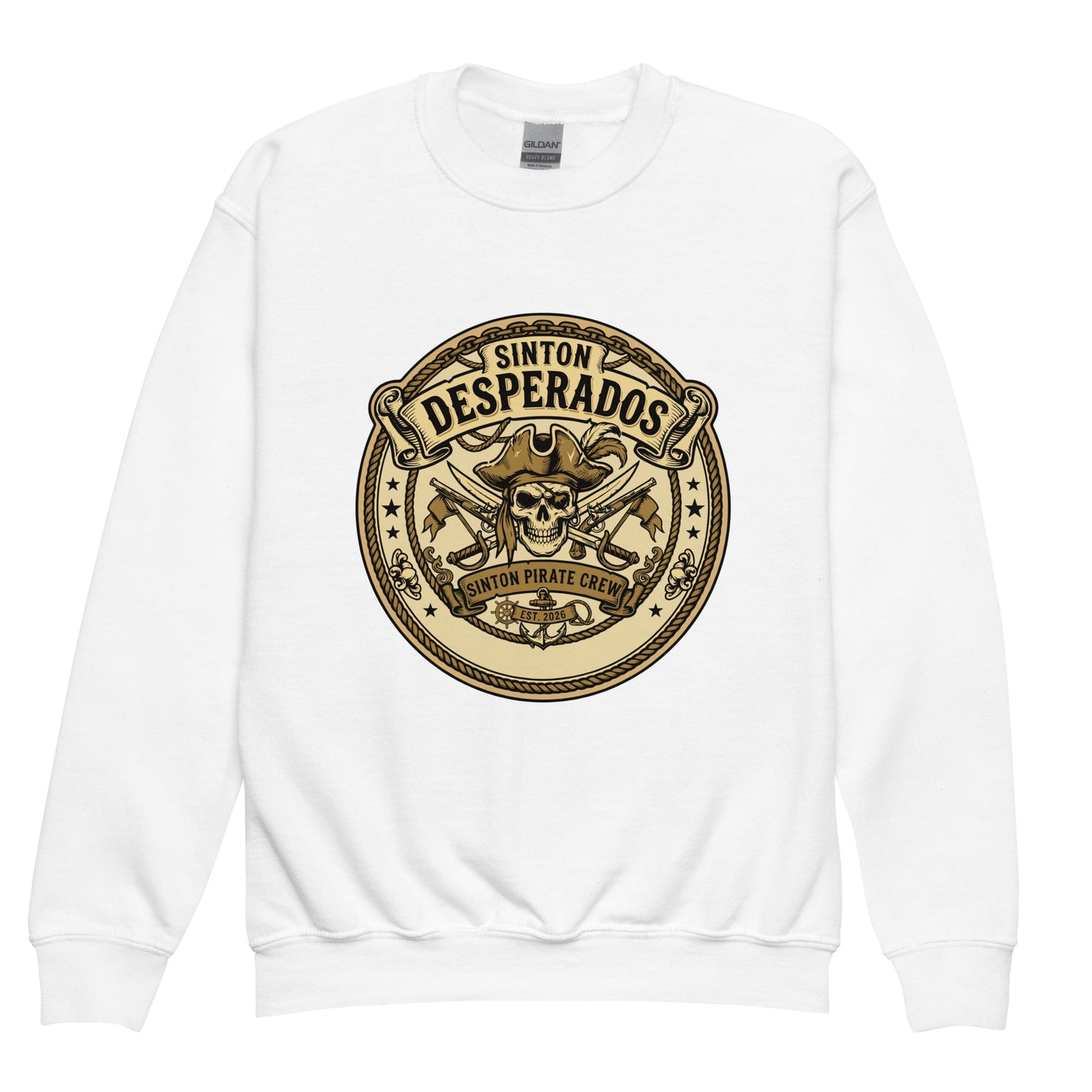 Classic | Youth Sweatshirt | Sinton Desperados Baseball | Badge Logo