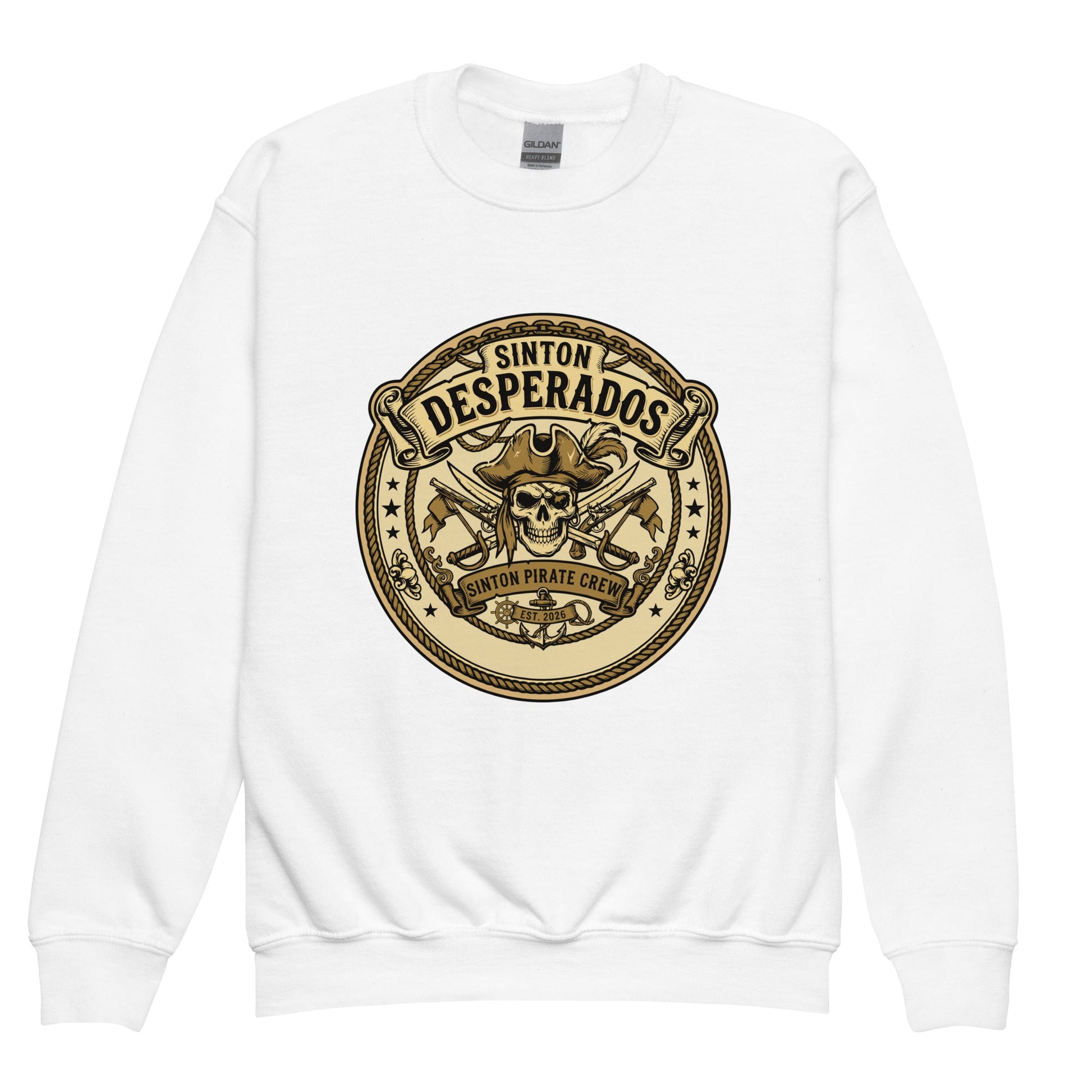 Classic | Youth Sweatshirt | Sinton Desperados Baseball | Badge Logo