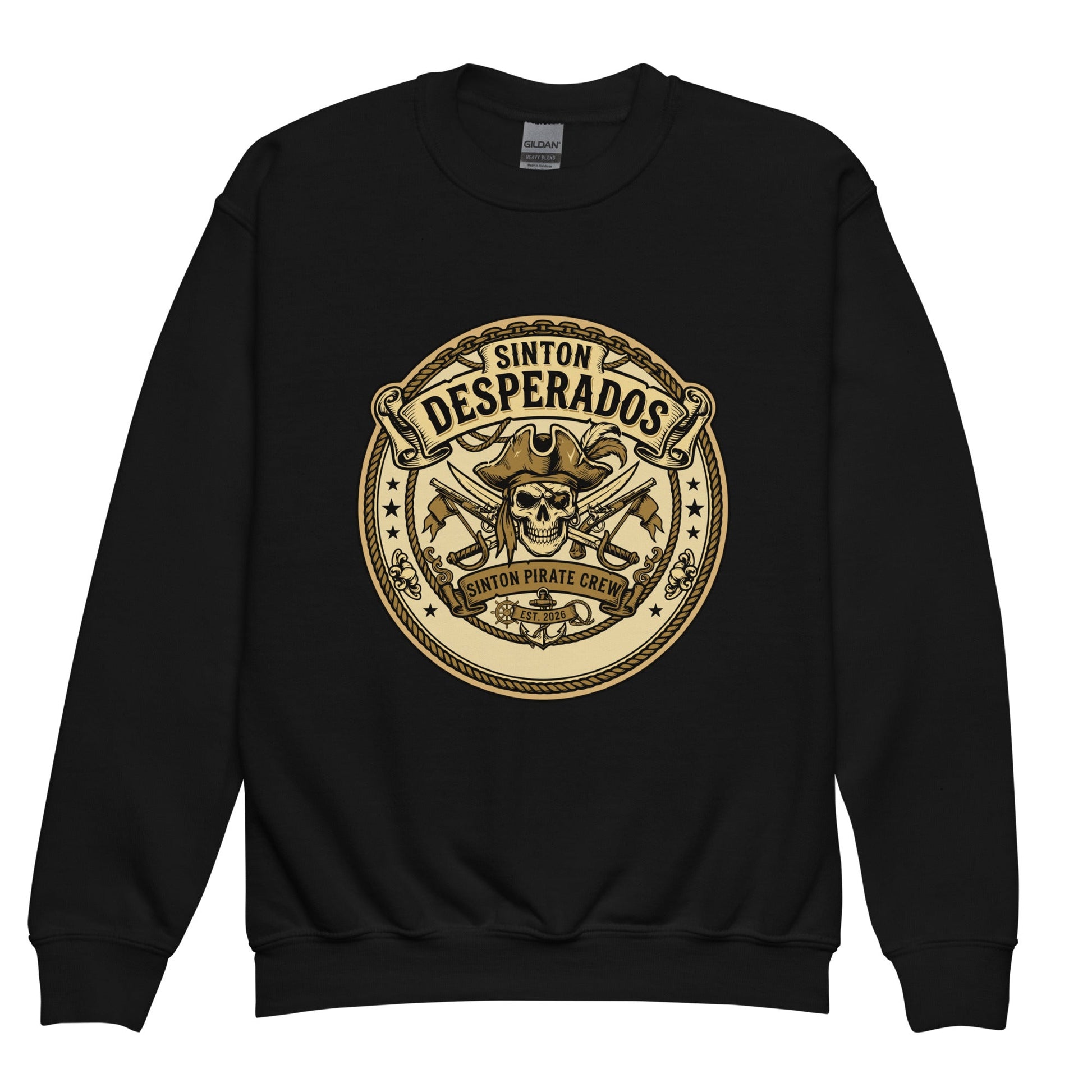 Classic | Youth Sweatshirt | Sinton Desperados Baseball | Badge Logo