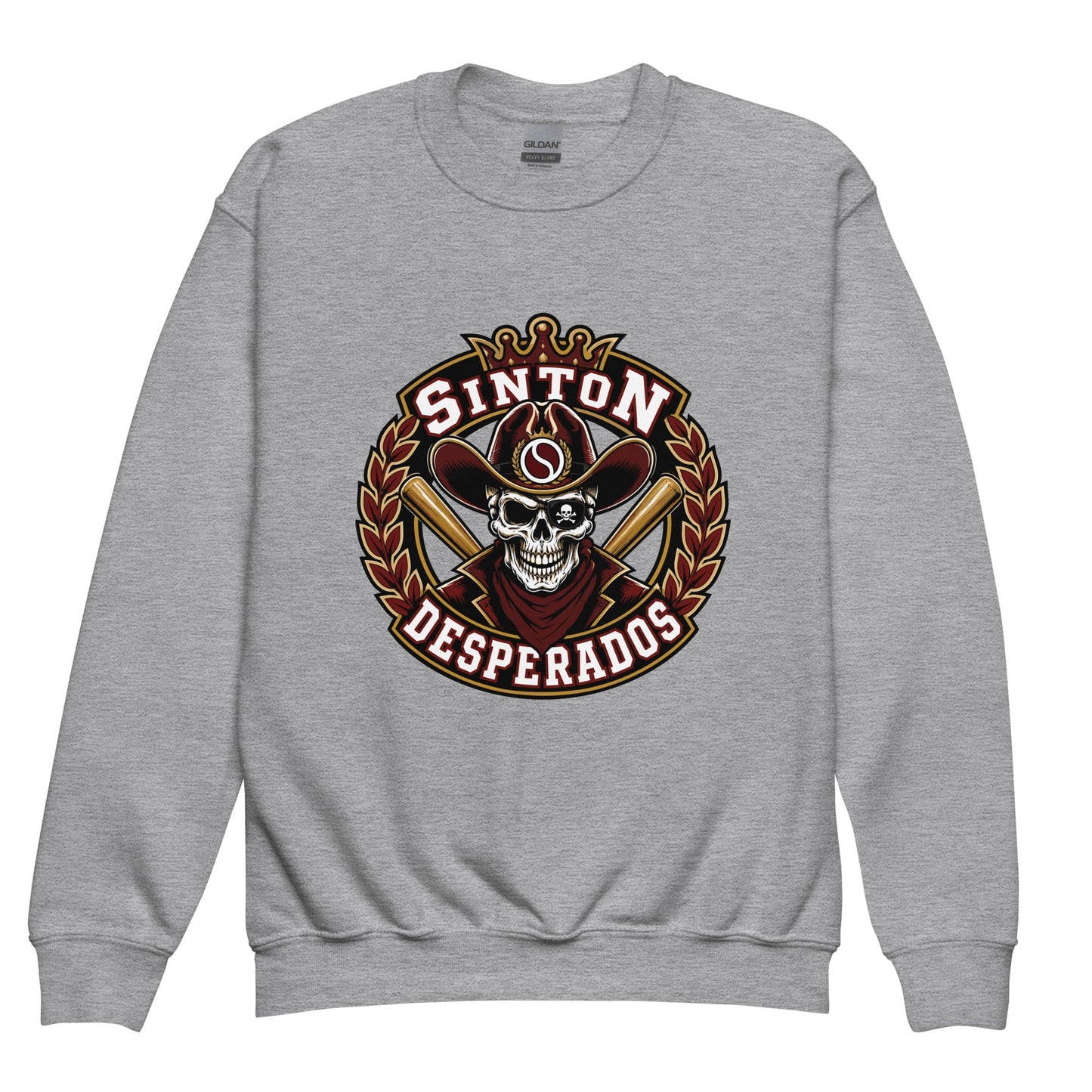Classic | Youth Sweatshirt | Sinton Desperados Baseball | Ridge Varsity Logo