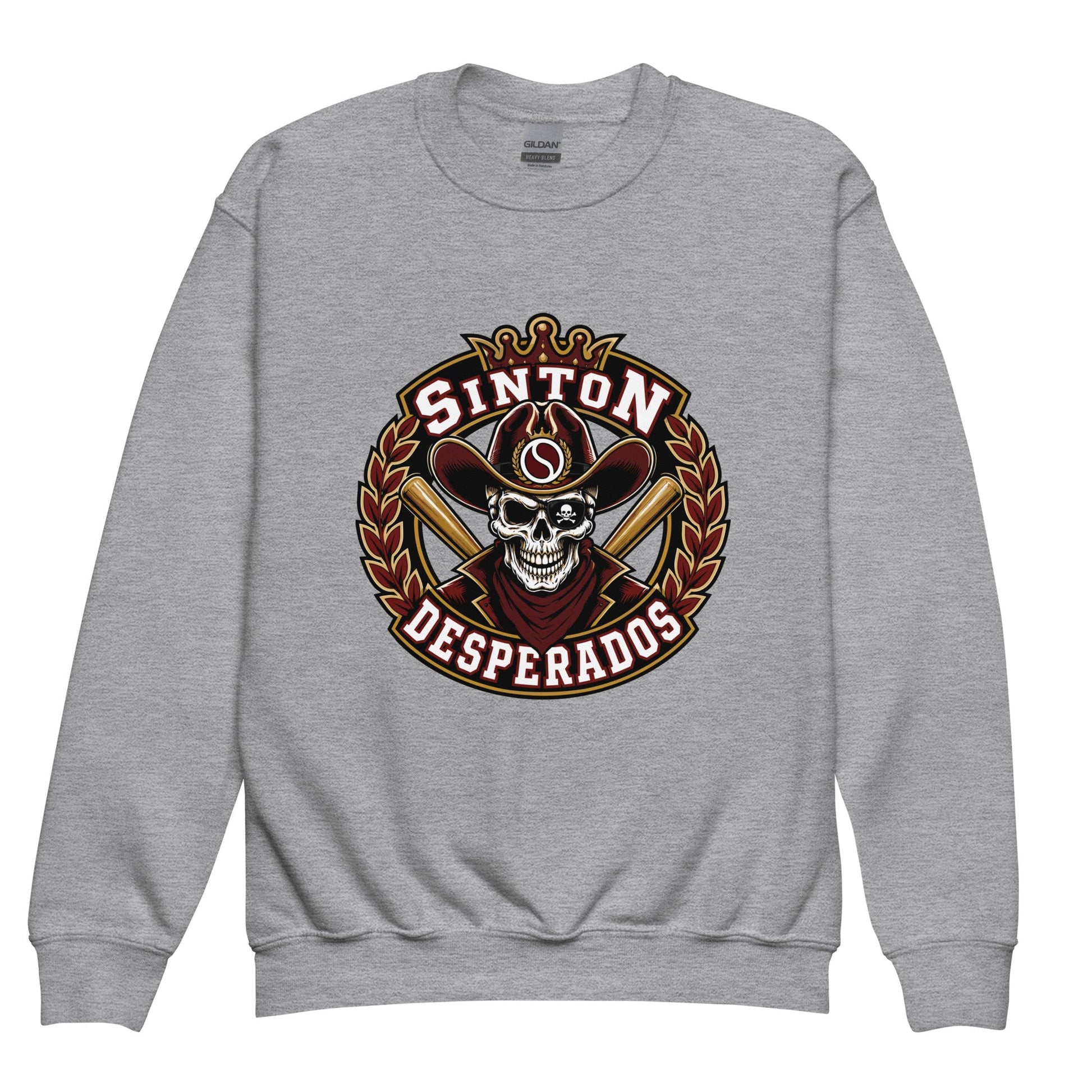 Classic | Youth Sweatshirt | Sinton Desperados Baseball | Ridge Varsity Logo