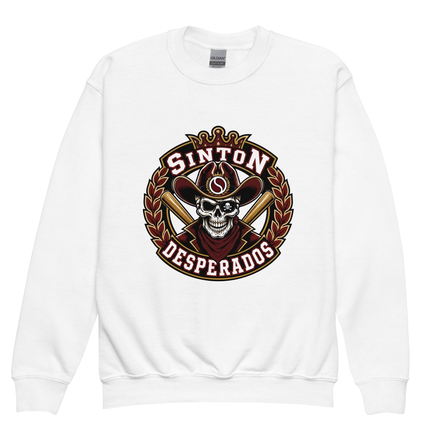 Classic | Youth Sweatshirt | Sinton Desperados Baseball | Ridge Varsity Logo