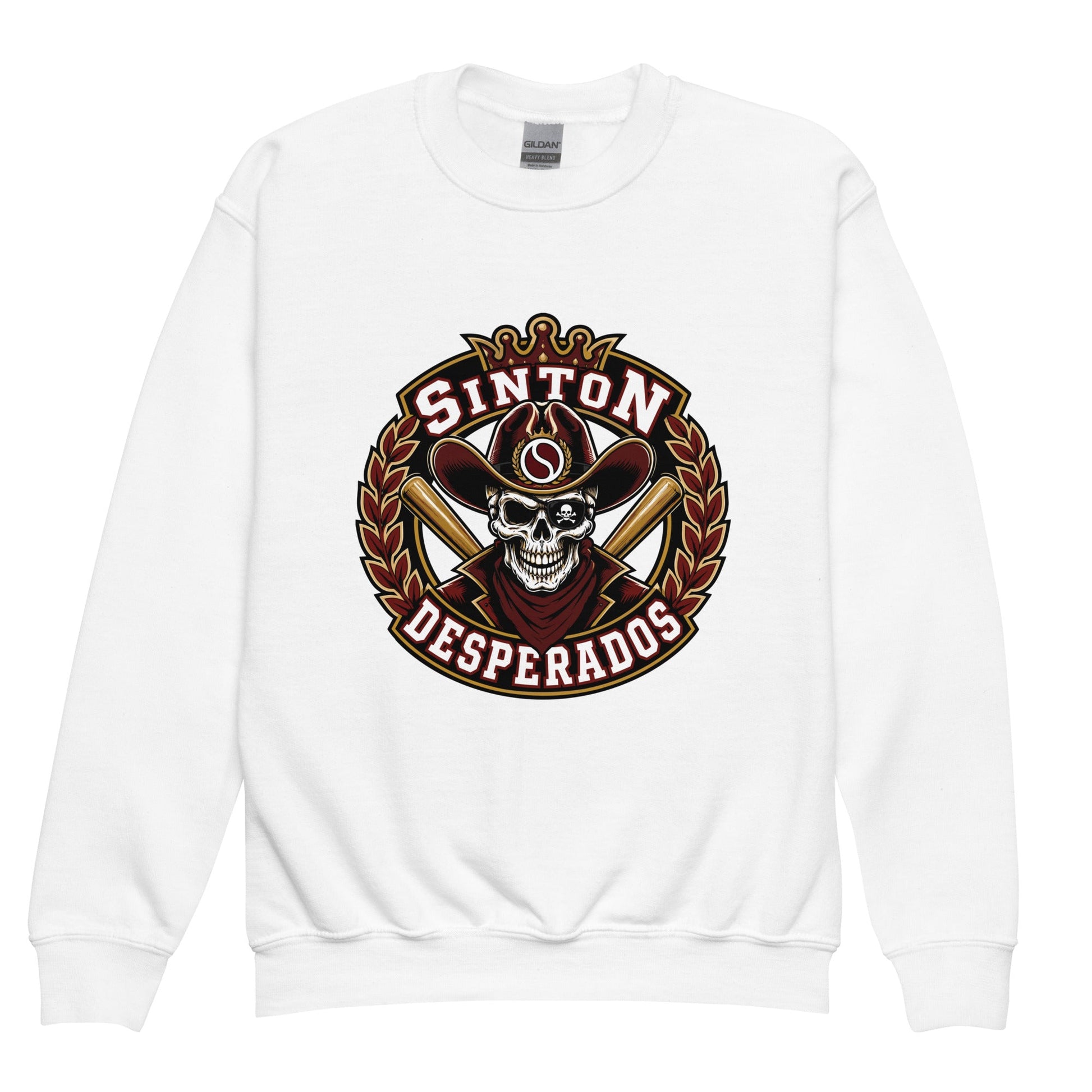 Classic | Youth Sweatshirt | Sinton Desperados Baseball | Ridge Varsity Logo