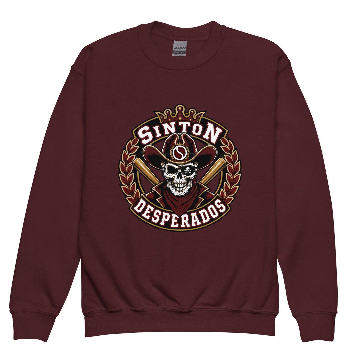 Classic | Youth Sweatshirt | Sinton Desperados Baseball | Ridge Varsity Logo