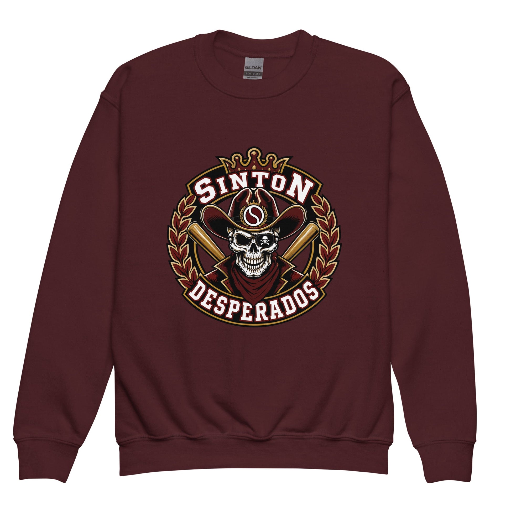 Classic | Youth Sweatshirt | Sinton Desperados Baseball | Ridge Varsity Logo