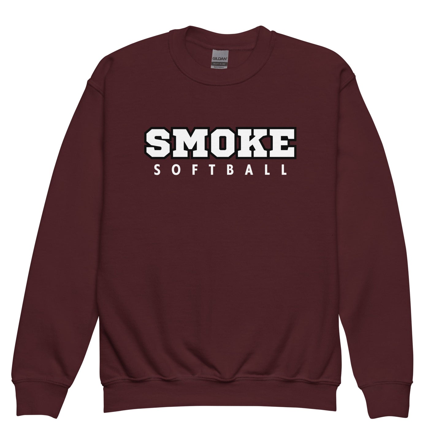 Classic | Youth Sweatshirt | Smoke 14U Softball | Crest Logo