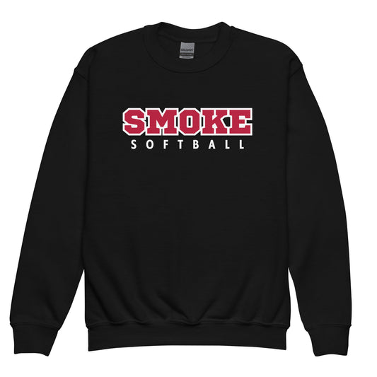 Classic | Youth Sweatshirt | Smoke 14U Softball | Modern Script Logo
