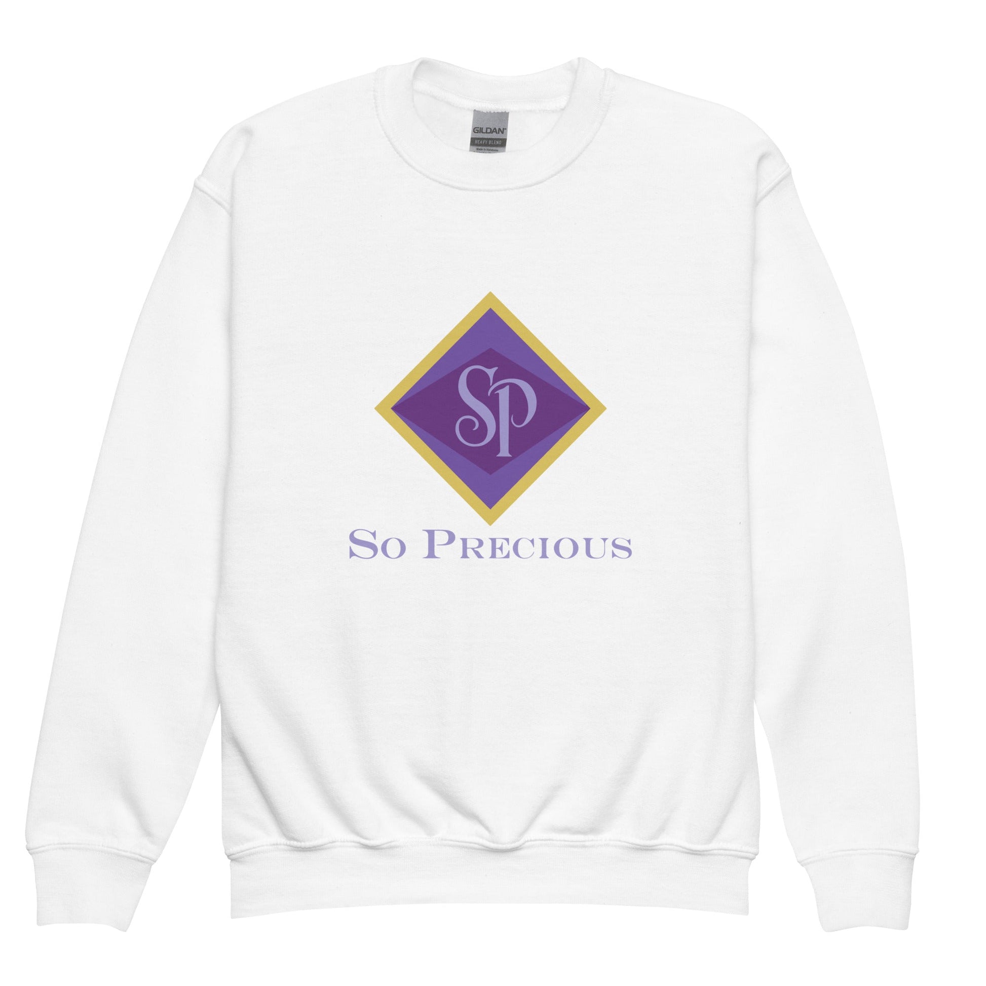 Classic | Youth Sweatshirt | So Precious Goods | Amethyst Aura Logo
