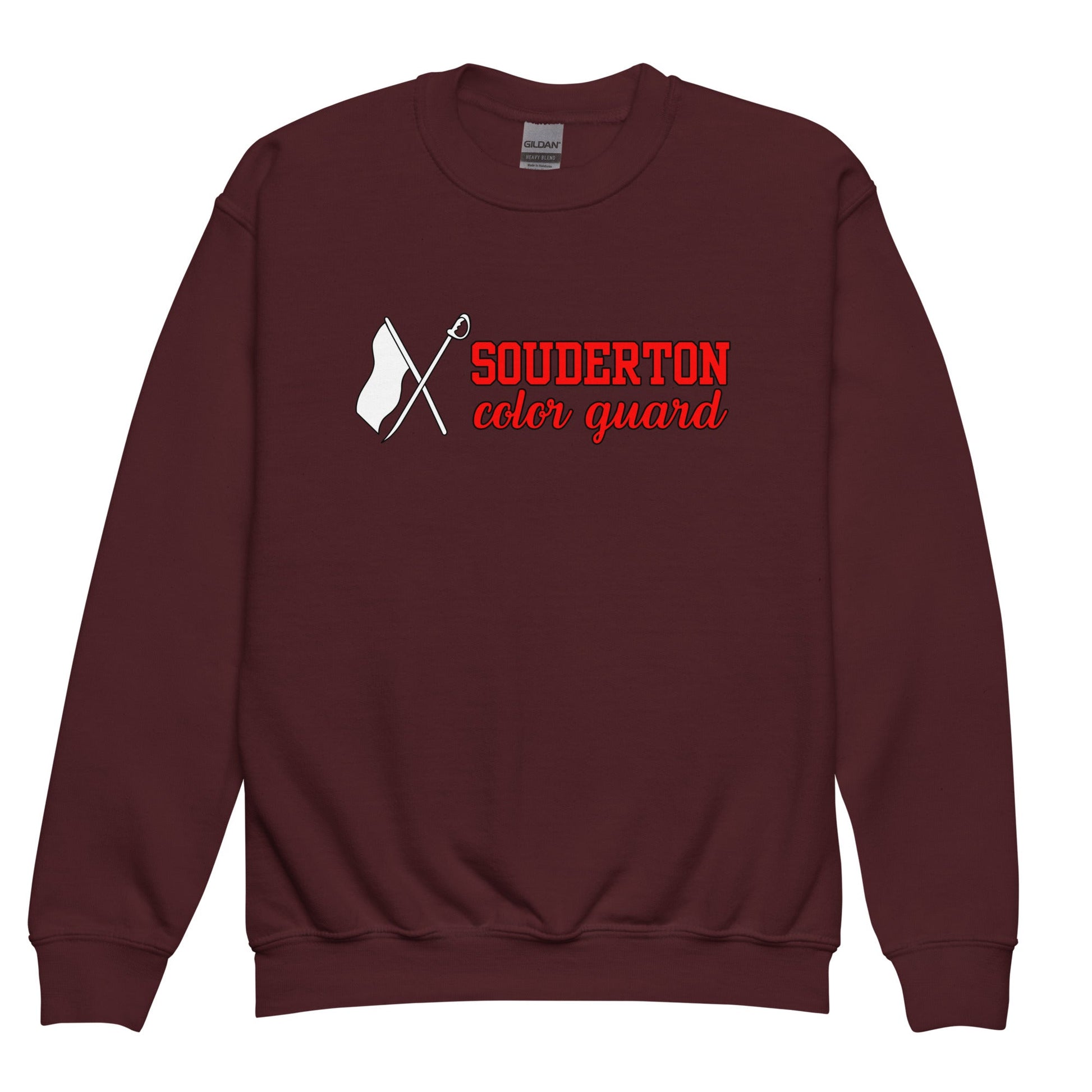 Classic | Youth Sweatshirt | Souderton Color Guard | Vanguard Banner Logo