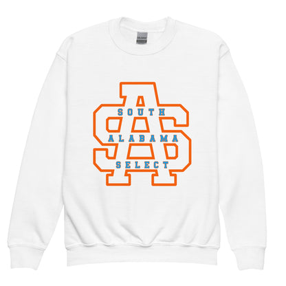 Classic | Youth Sweatshirt | South Alabama Select 8U | Letter Crest Logo