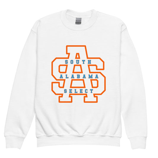 Classic | Youth Sweatshirt | South Alabama Select 8U | Letter Crest Logo