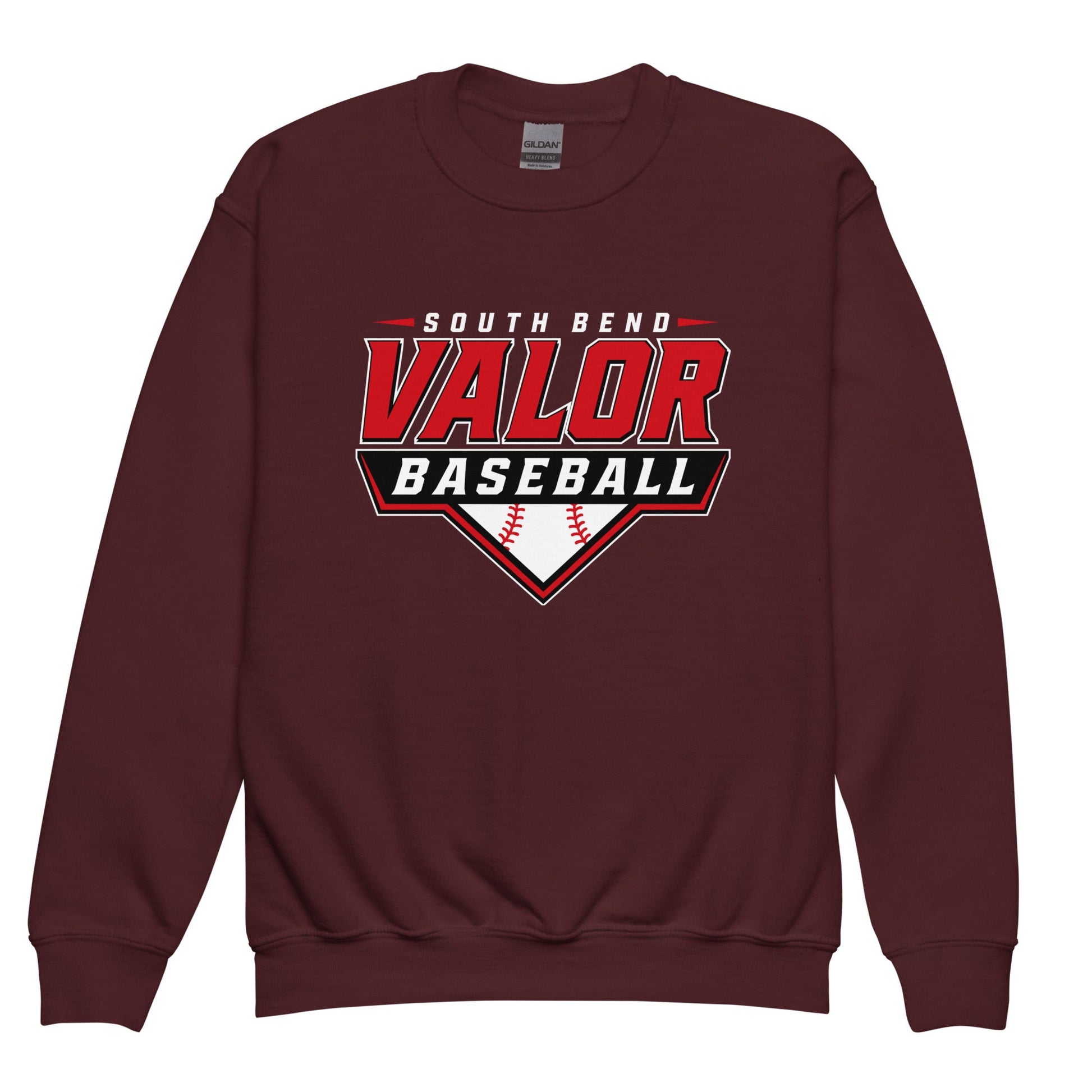Classic | Youth Sweatshirt | South Bend Valor Baseball | Vanguard Logo
