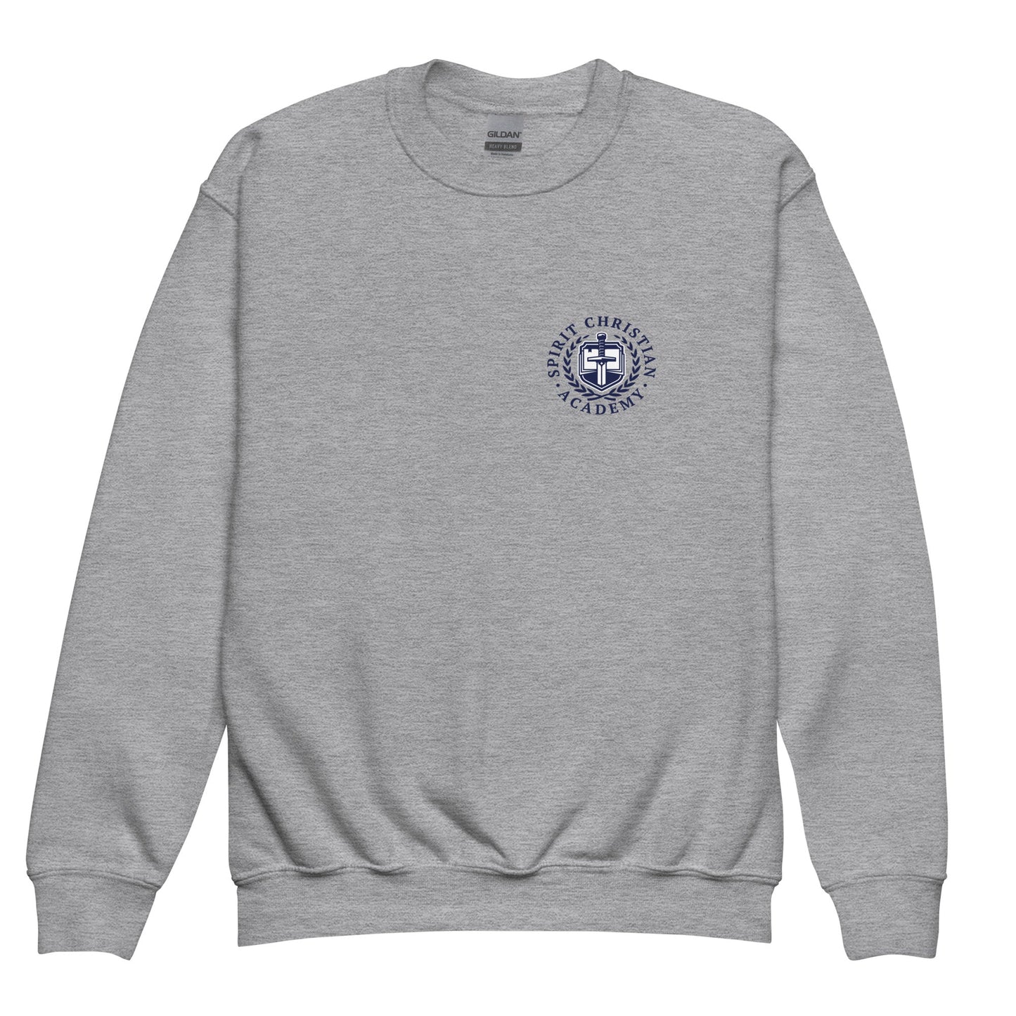 Classic | Youth Sweatshirt | Spirit Christian Academy | Navy Script Logo