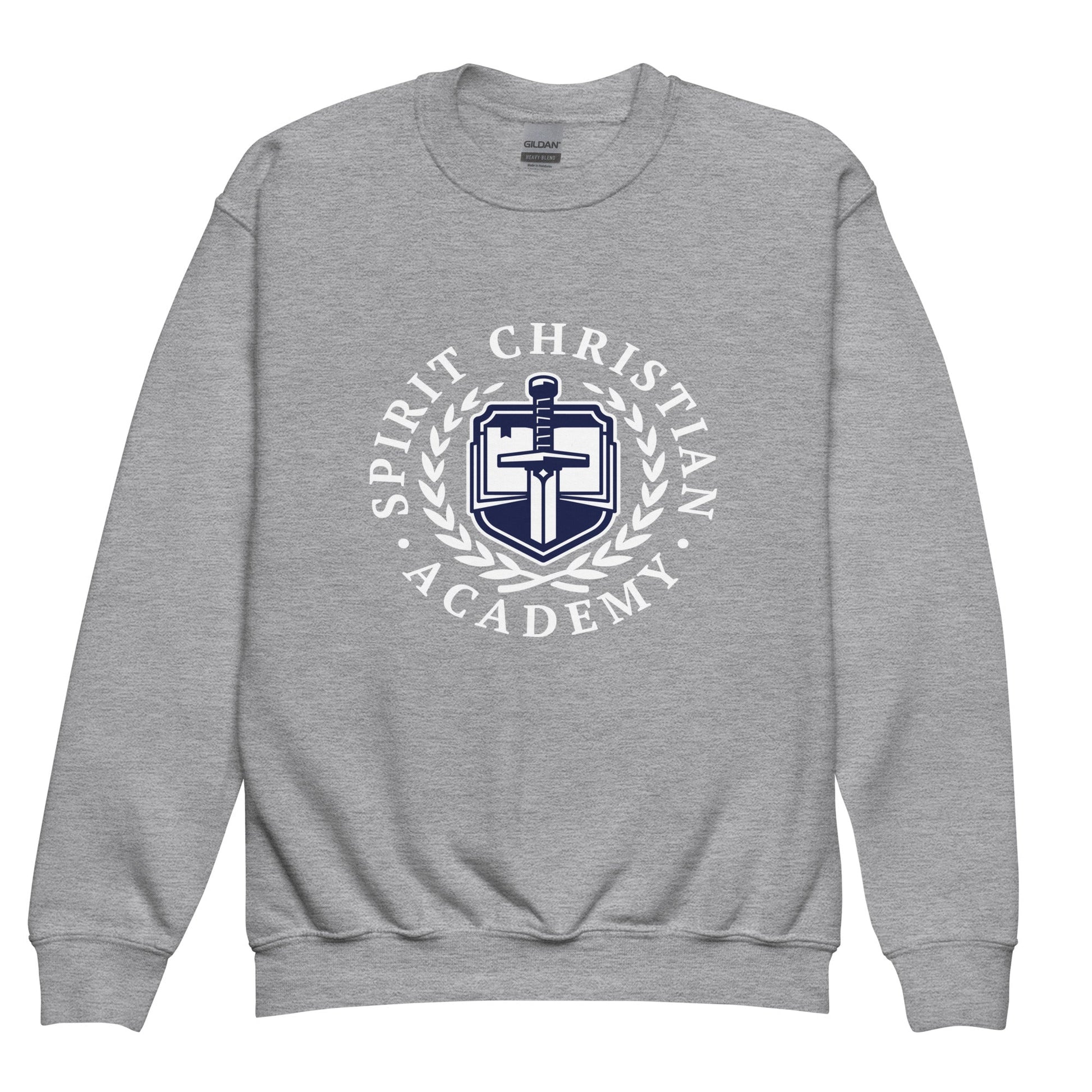 Classic | Youth Sweatshirt | Spirit Christian Academy | White Script Logo