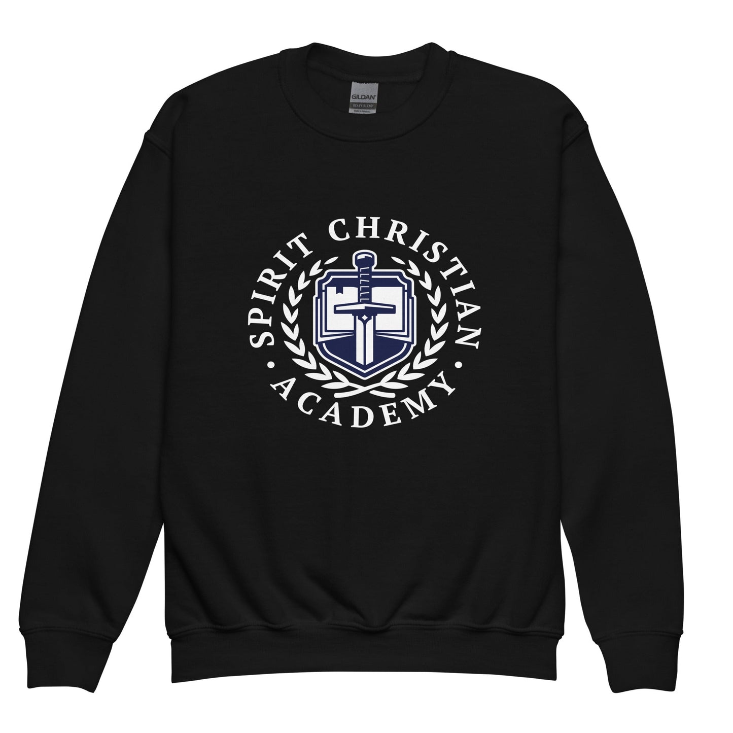 Classic | Youth Sweatshirt | Spirit Christian Academy | White Script Logo