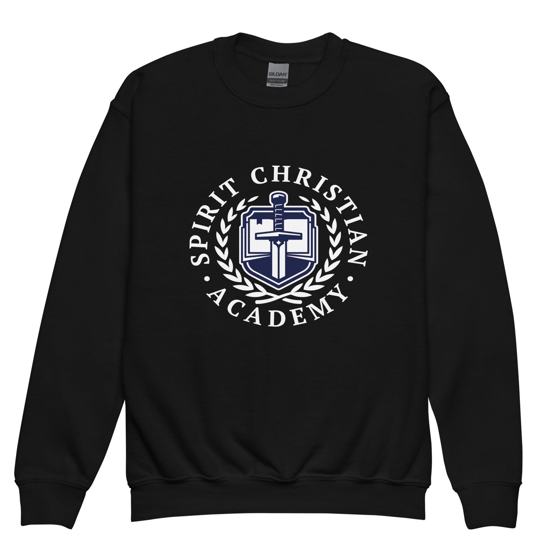 Classic | Youth Sweatshirt | Spirit Christian Academy | White Script Logo