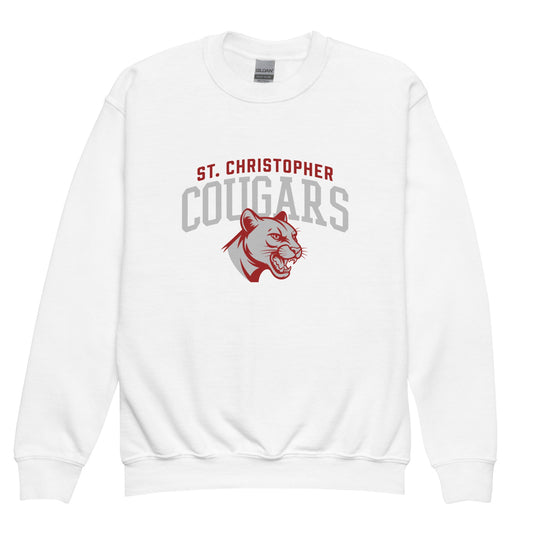 Classic | Youth Sweatshirt | St. Christopher Cougars | Classic Logo