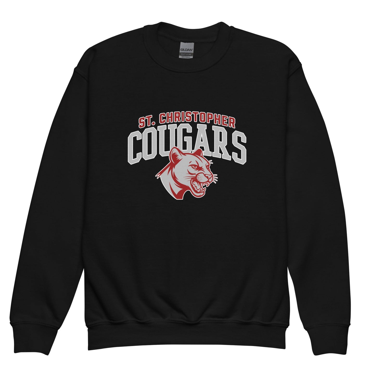 Classic | Youth Sweatshirt | St. Christopher Cougars | Classic Logo