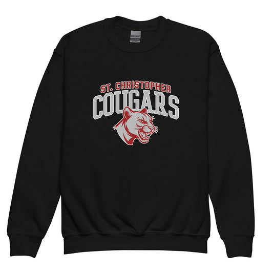 Classic | Youth Sweatshirt | St. Christopher Cougars | Classic Logo