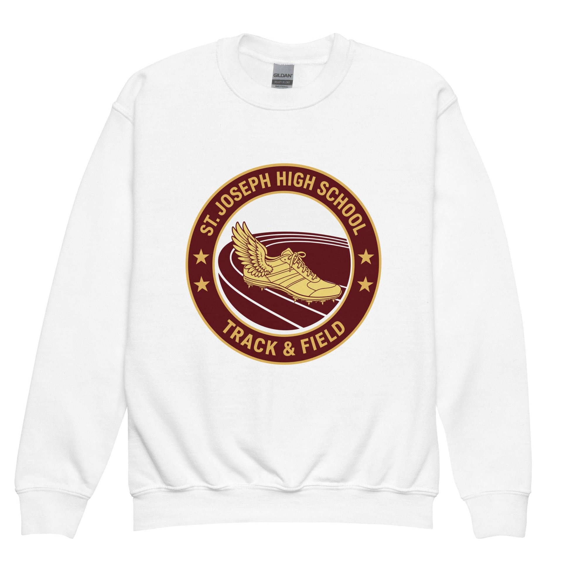 Classic | Youth Sweatshirt | St. Joseph High School - Track & Field | Badge Logo