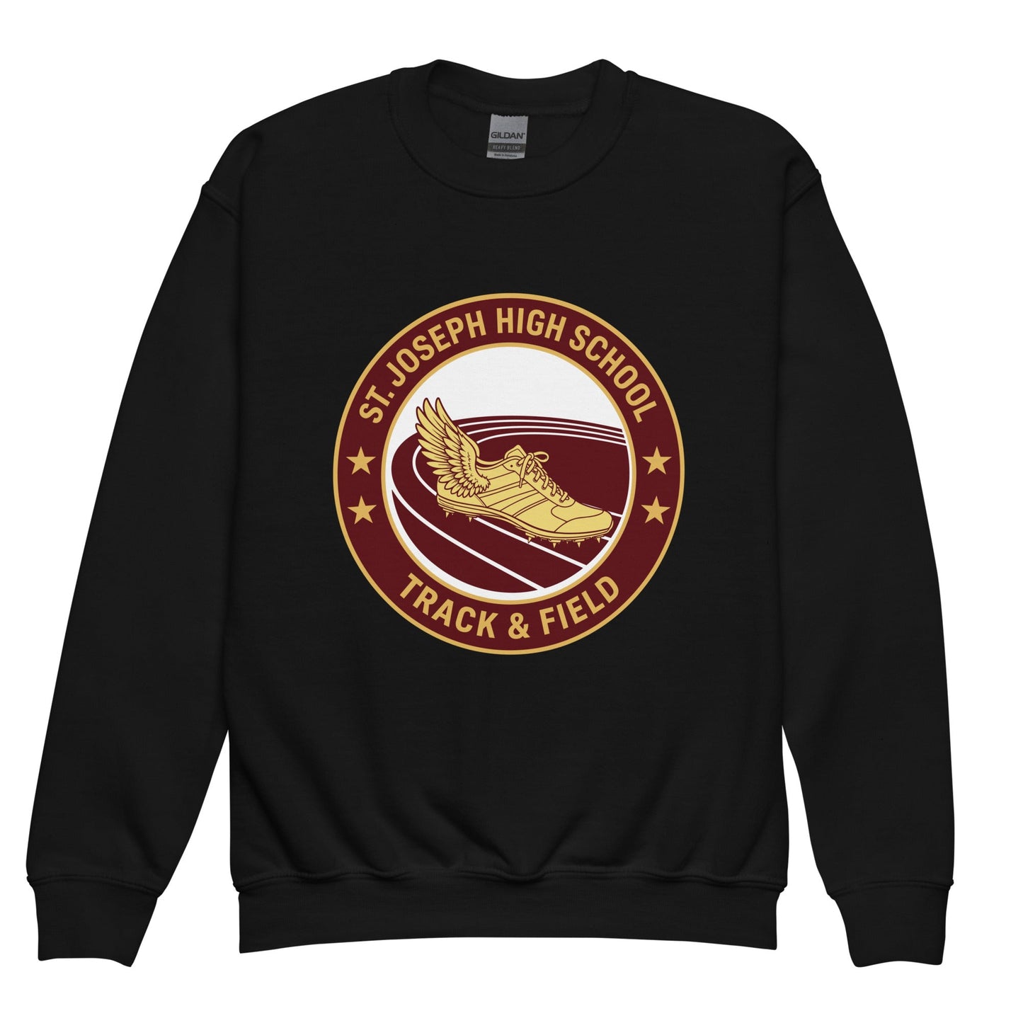 Classic | Youth Sweatshirt | St. Joseph High School - Track & Field | Badge Logo