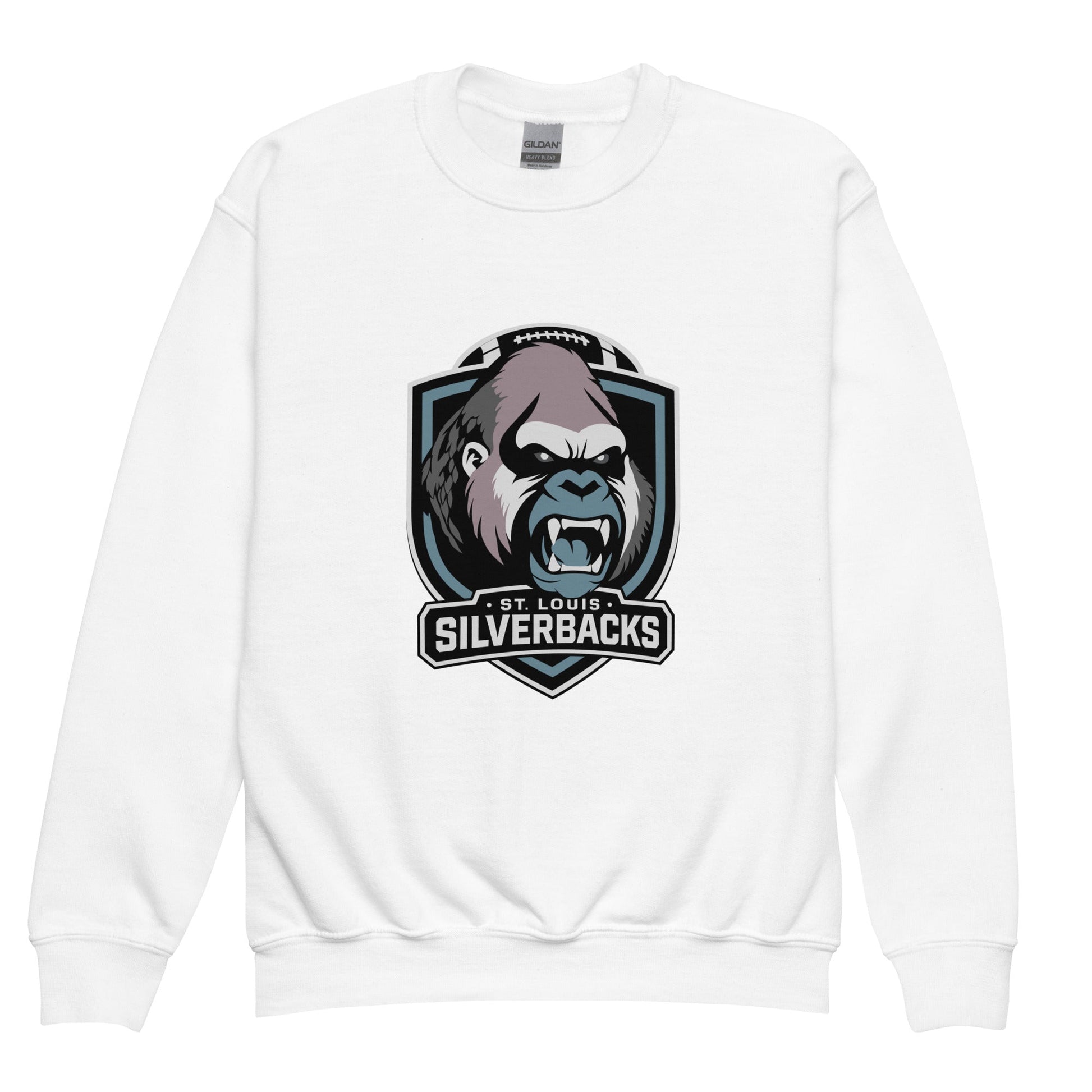 Classic | Youth Sweatshirt | St. Louis Silverbacks Women’s Football Team | Shield Logo