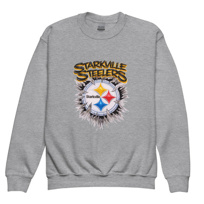 Classic | Youth Sweatshirt | Starkville Steelers | Ripped Logo