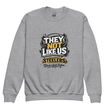 Classic | Youth Sweatshirt | Starkville Steelers | They Not Like Us Logo
