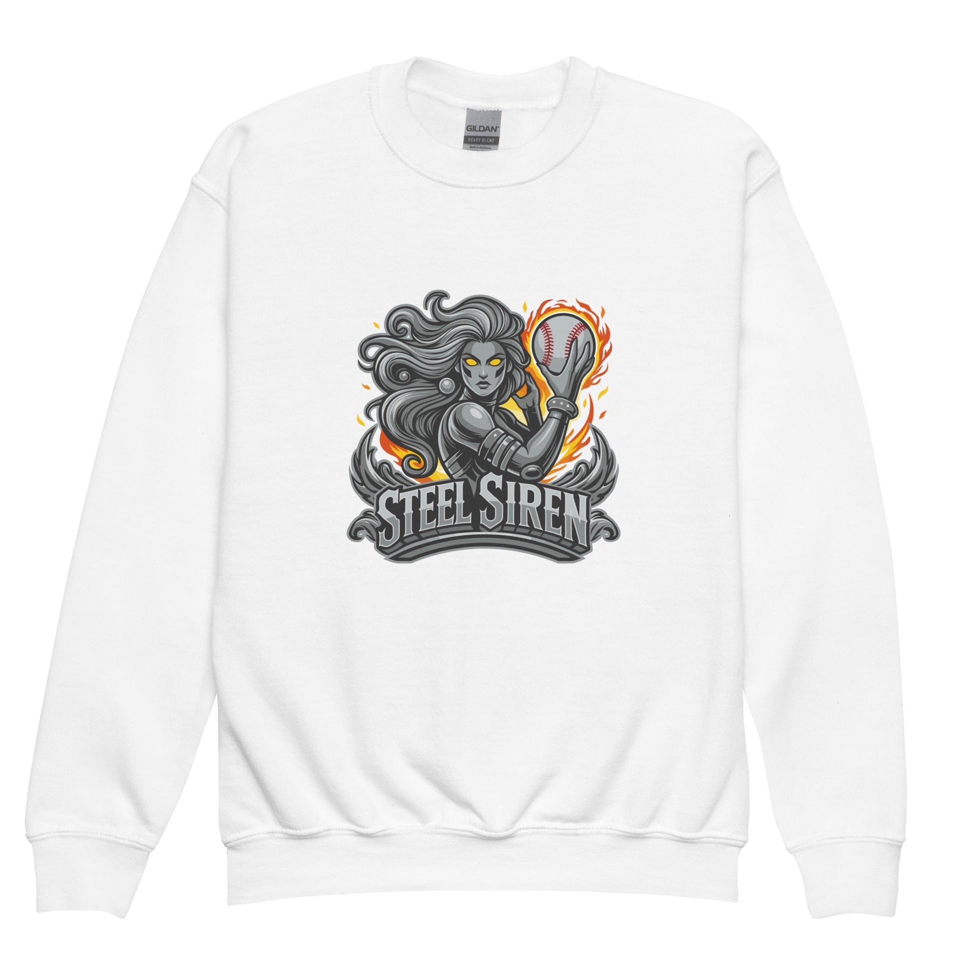 Classic | Youth Sweatshirt | STEEL SIREN | Mascot Logo