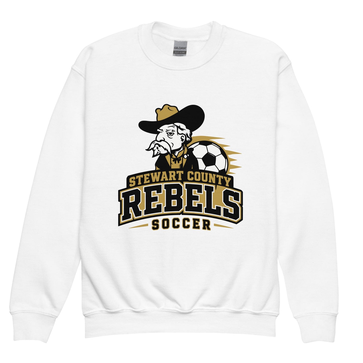 Classic | Youth Sweatshirt | Stewart County Soccer | Crest Logo