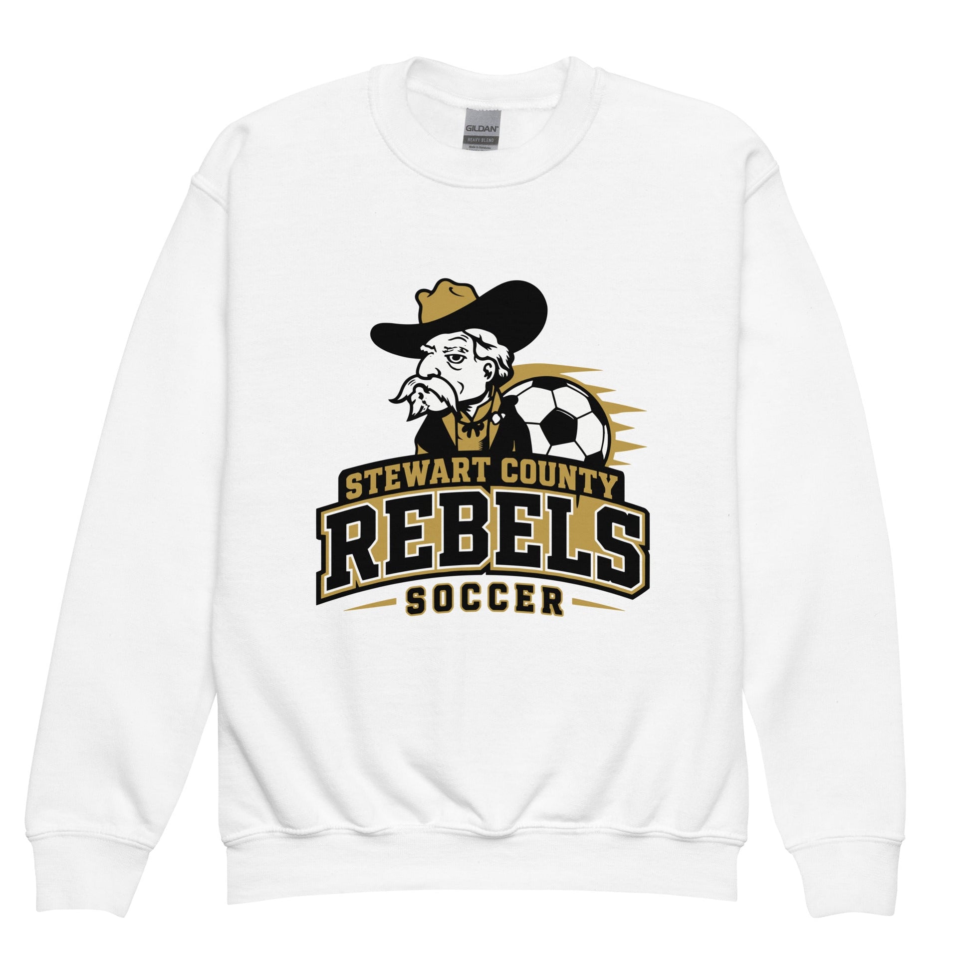 Classic | Youth Sweatshirt | Stewart County Soccer | Crest Logo