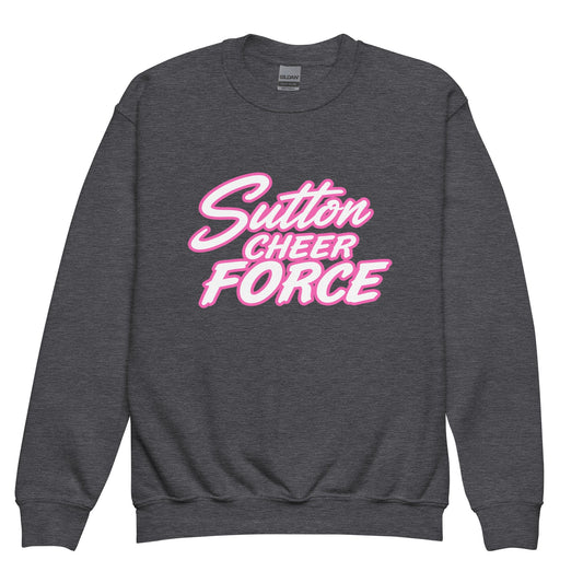 Classic | Youth Sweatshirt | Sutton Cheer Force | Script Logo