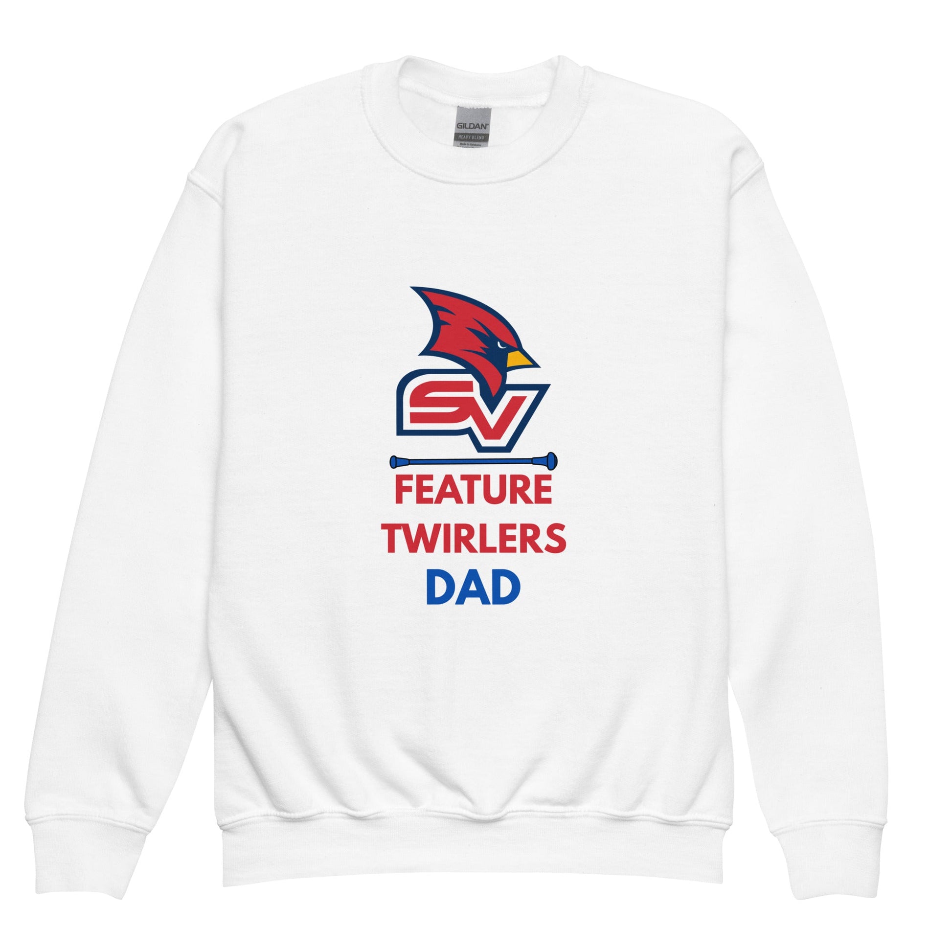 Classic | Youth Sweatshirt | SVSU Feature twirlers | Dad Logo