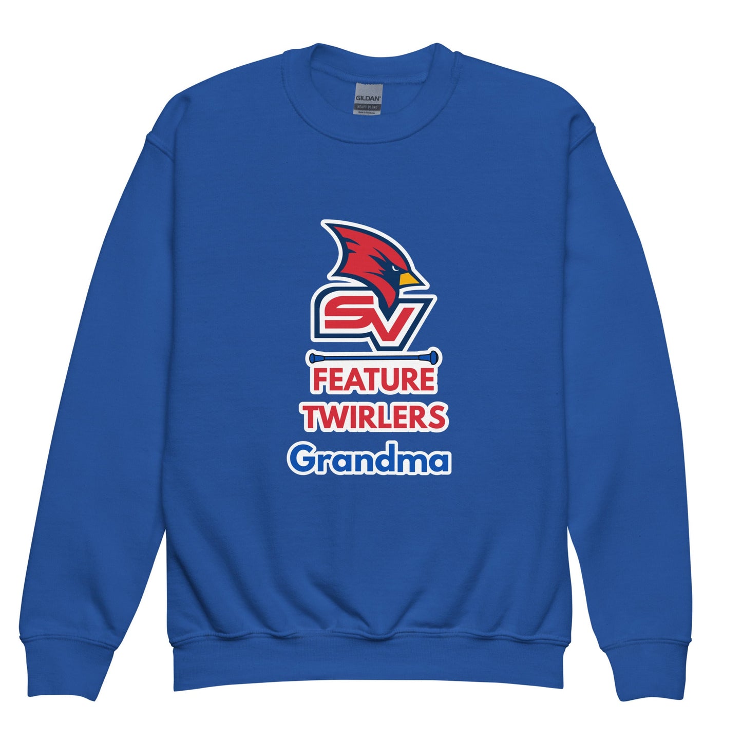 Classic | Youth Sweatshirt | SVSU Feature twirlers | Grandma Logo