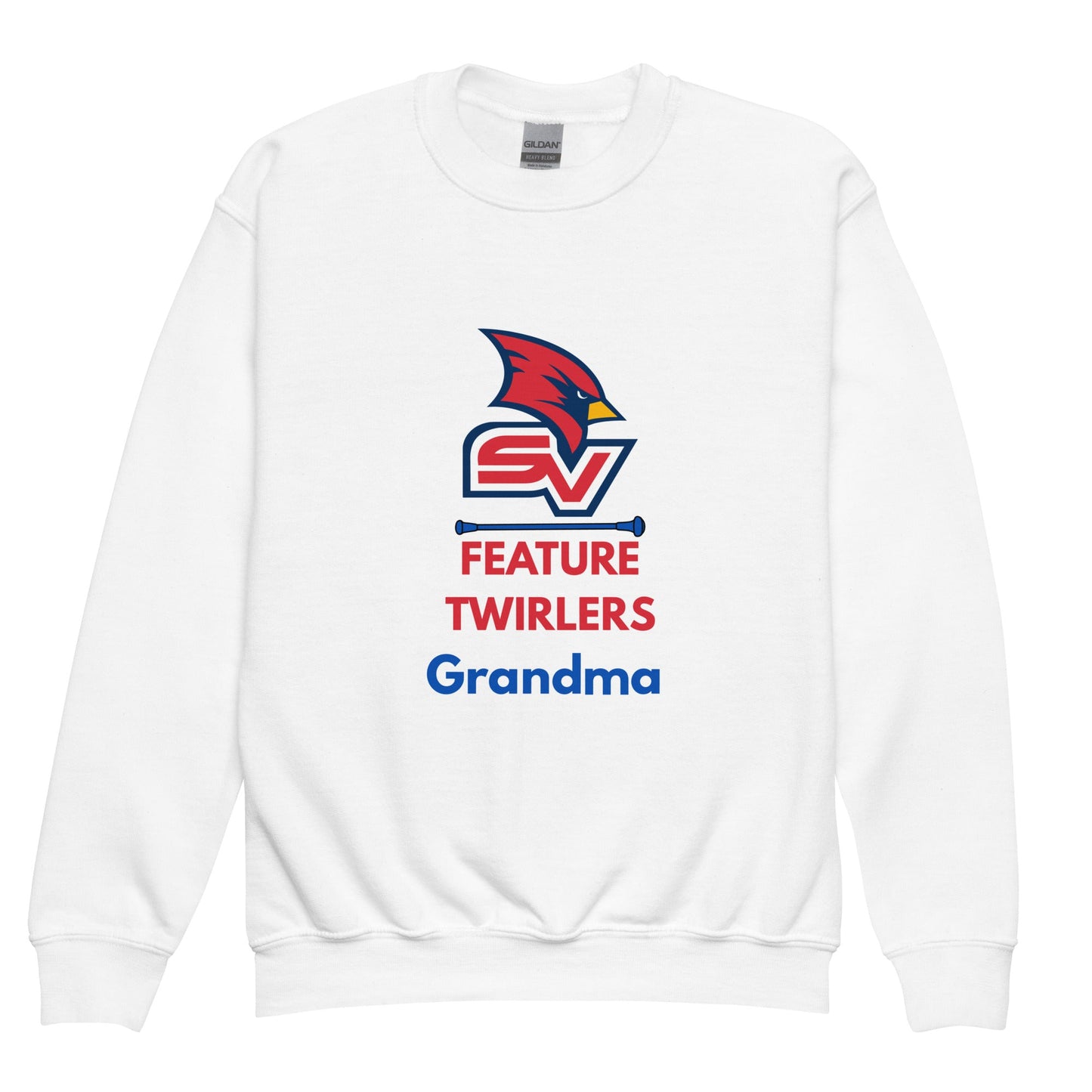 Classic | Youth Sweatshirt | SVSU Feature twirlers | Grandma Logo