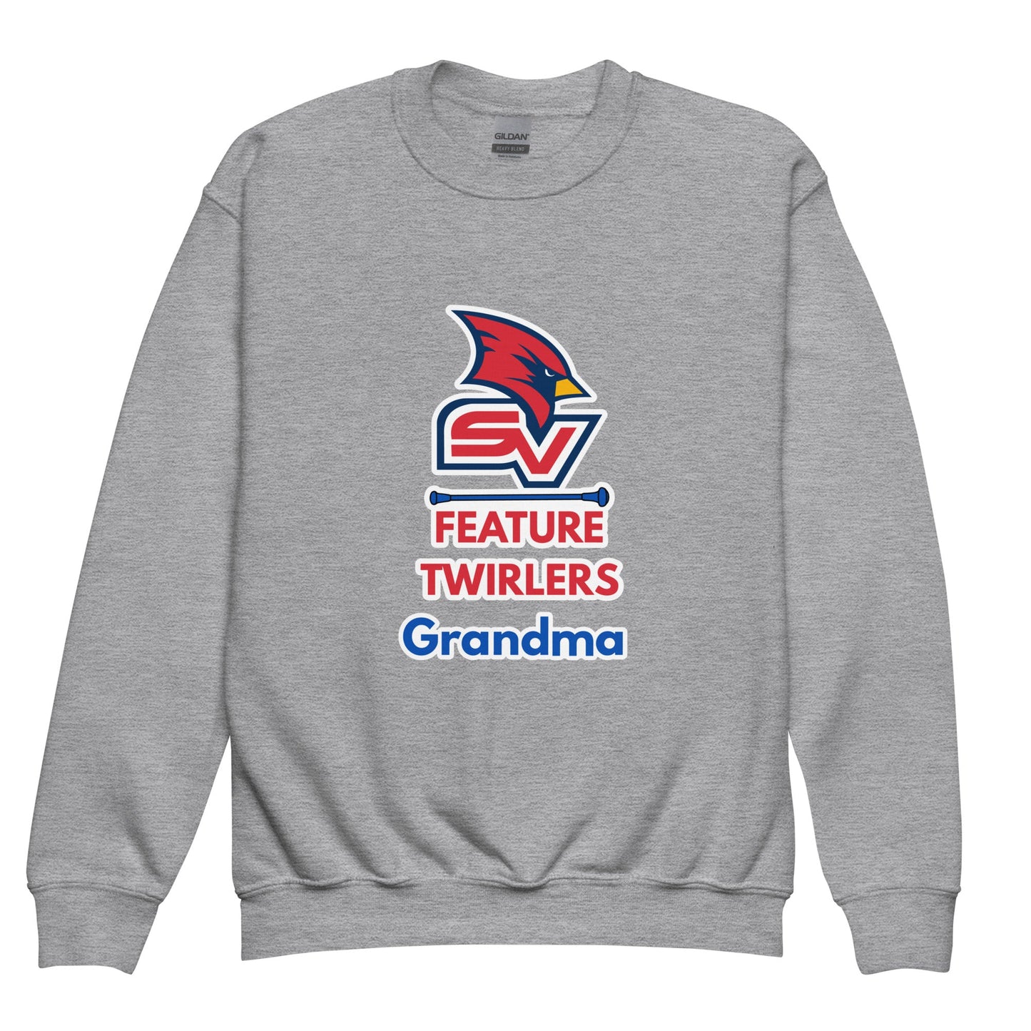 Classic | Youth Sweatshirt | SVSU Feature twirlers | Grandma Logo