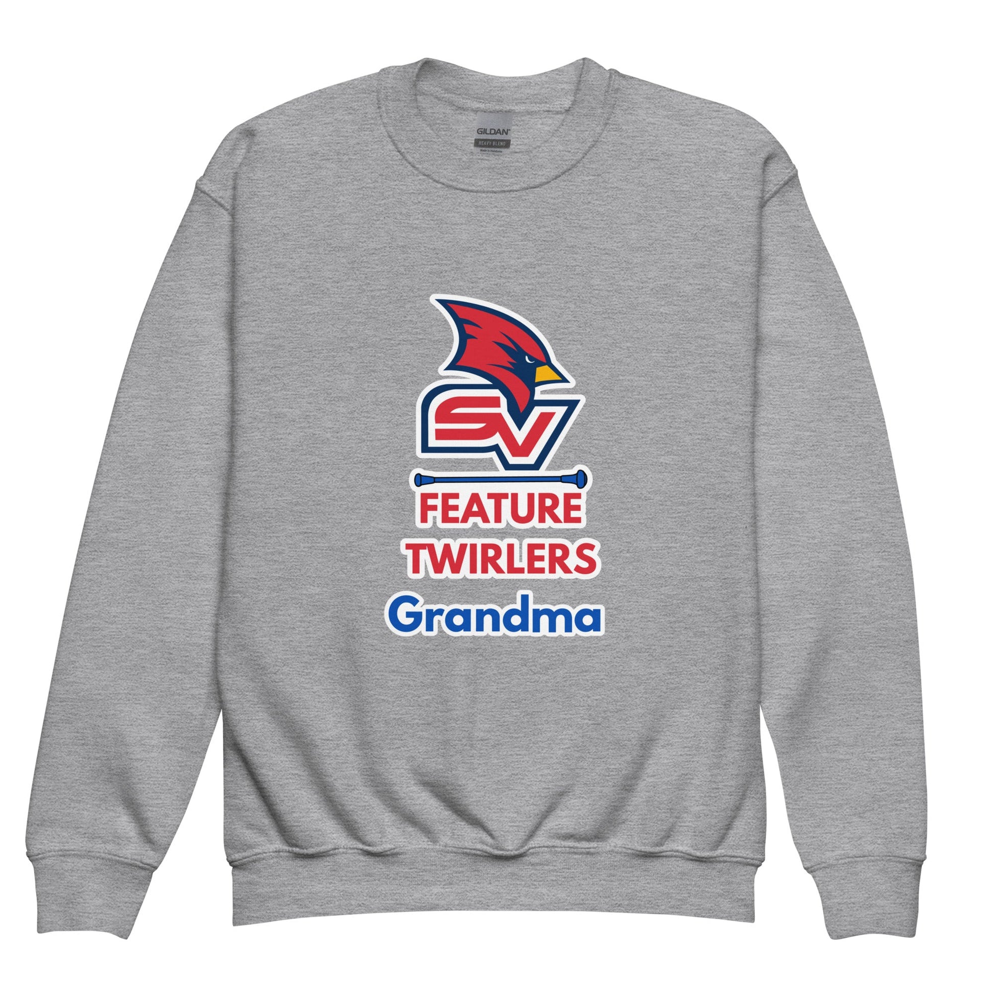 Classic | Youth Sweatshirt | SVSU Feature twirlers | Grandma Logo