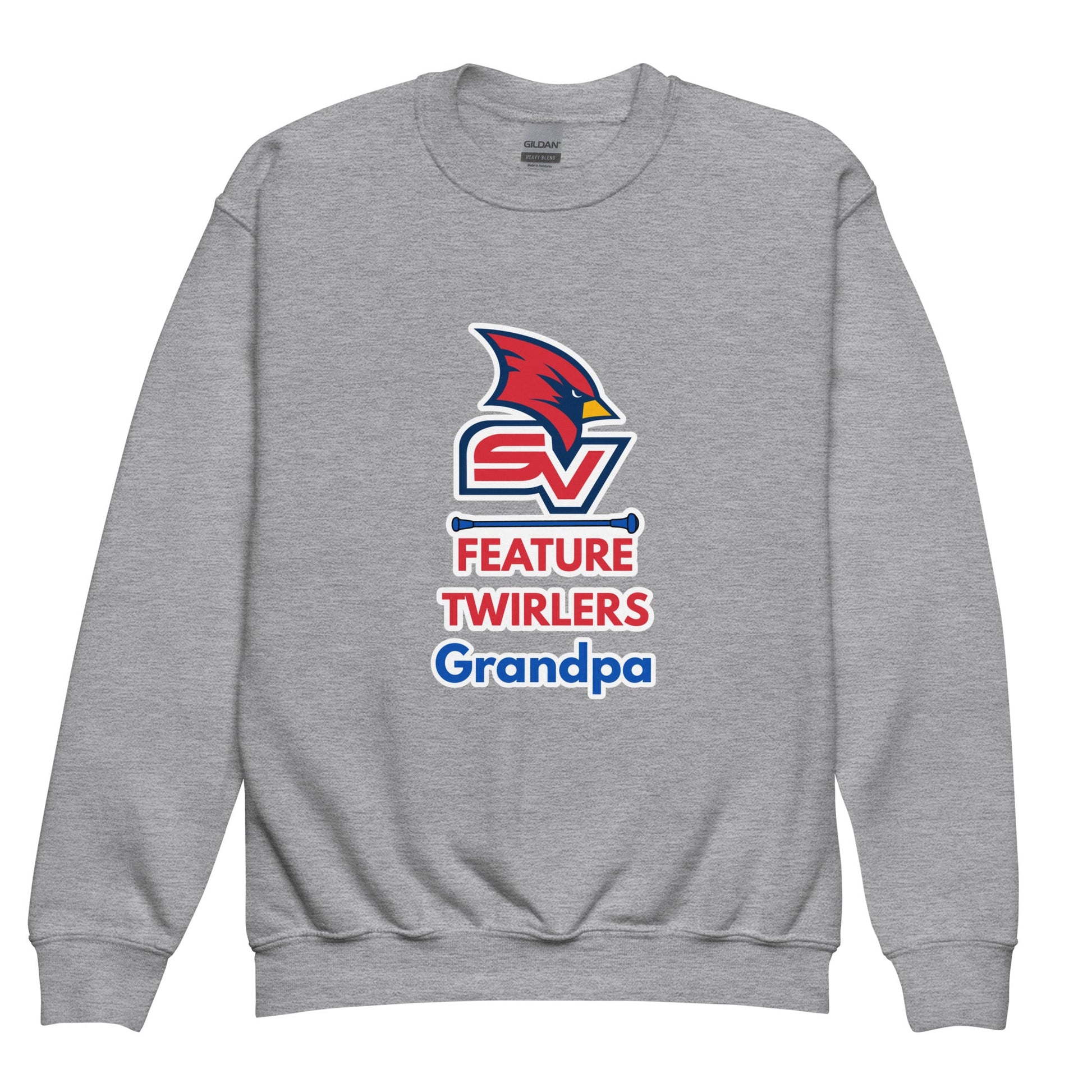 Classic | Youth Sweatshirt | SVSU Feature twirlers | Grandpa Logo