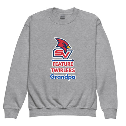 Classic | Youth Sweatshirt | SVSU Feature twirlers | Grandpa Logo