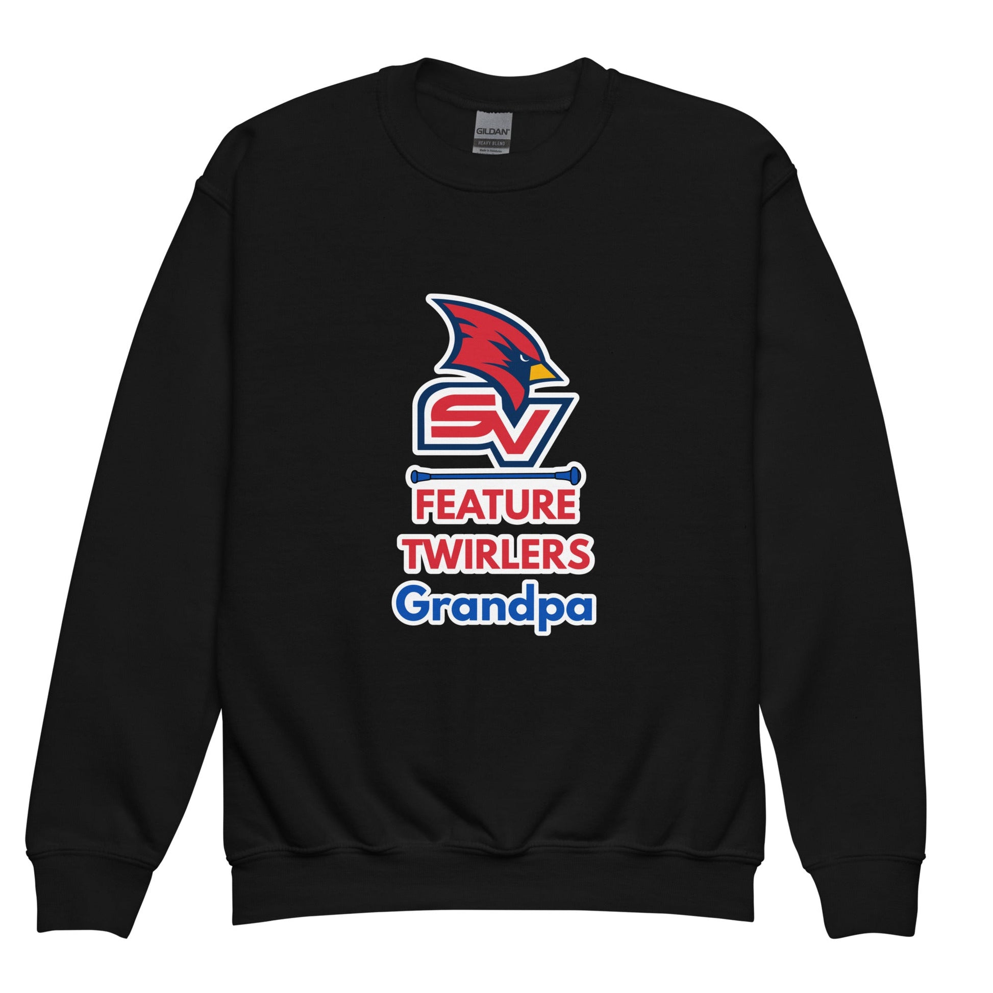 Classic | Youth Sweatshirt | SVSU Feature twirlers | Grandpa Logo