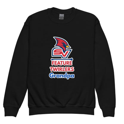Classic | Youth Sweatshirt | SVSU Feature twirlers | Grandpa Logo