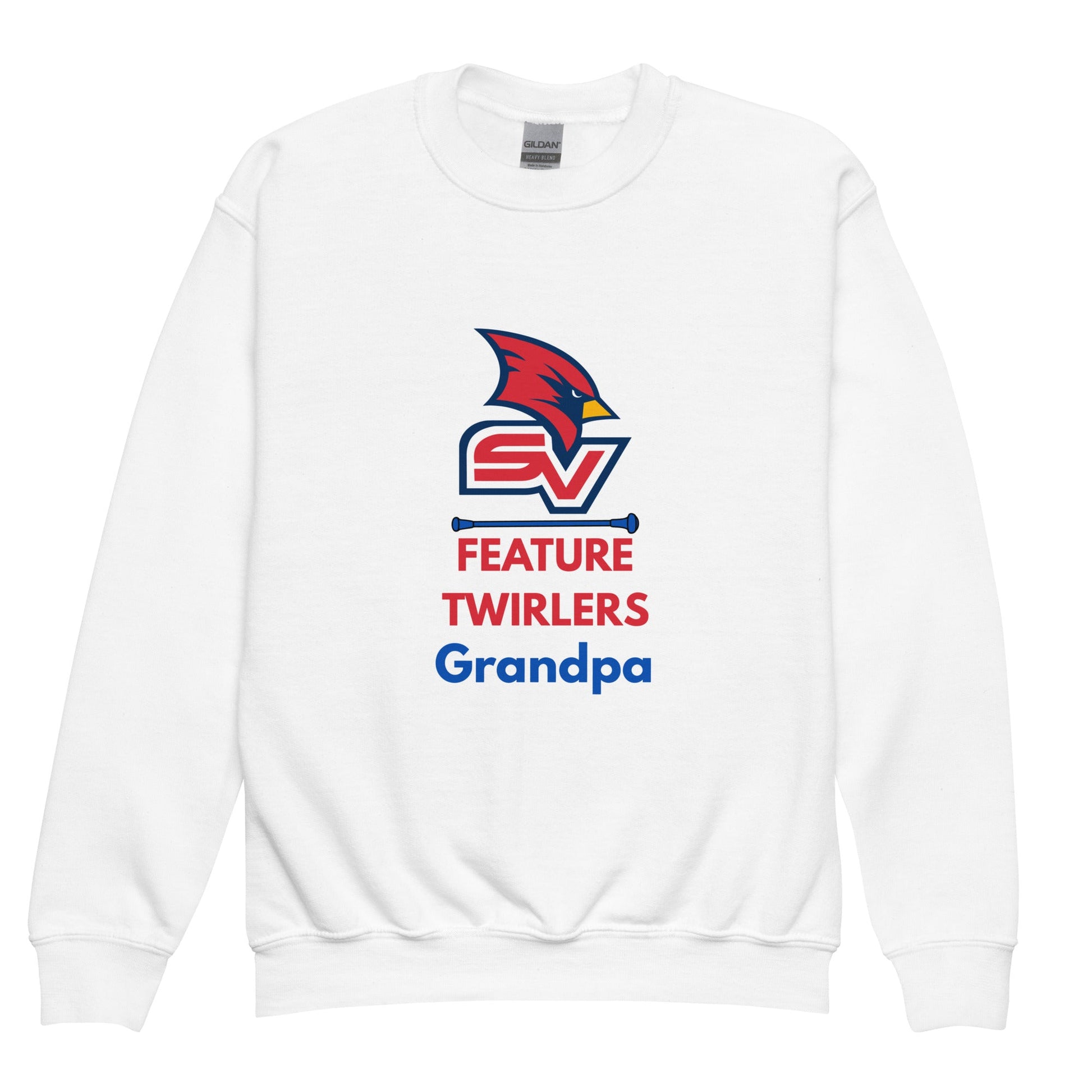 Classic | Youth Sweatshirt | SVSU Feature twirlers | Grandpa Logo