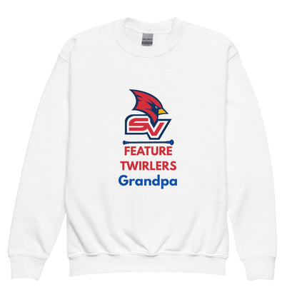 Classic | Youth Sweatshirt | SVSU Feature twirlers | Grandpa Logo