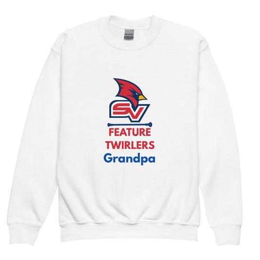 Classic | Youth Sweatshirt | SVSU Feature twirlers | Grandpa Logo